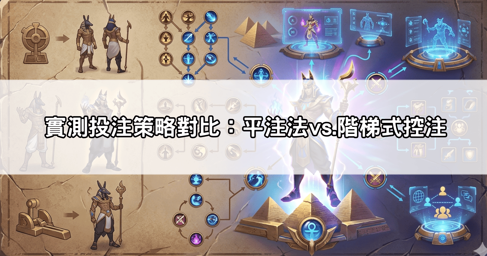 實測投注策略對比：平注法vs.階梯式控注